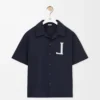 Short sleeve shirt in cotton Dark Navy