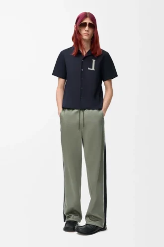 Short sleeve shirt in cotton Dark Navy Short sleeve shirt in cotton Dark Navy