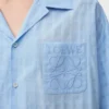 Short sleeve shirt in cotton Light Blue Short sleeve shirt in cotton Light Blue
