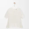 Short sleeve sweater in mohair blend White Short sleeve sweater in mohair blend White
