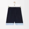 Shorts in cotton Dark Navy/Light Blue Shorts in cotton Dark Navy/Light Blue