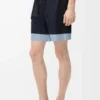 Shorts in cotton Dark Navy/Light Blue Shorts in cotton Dark Navy/Light Blue