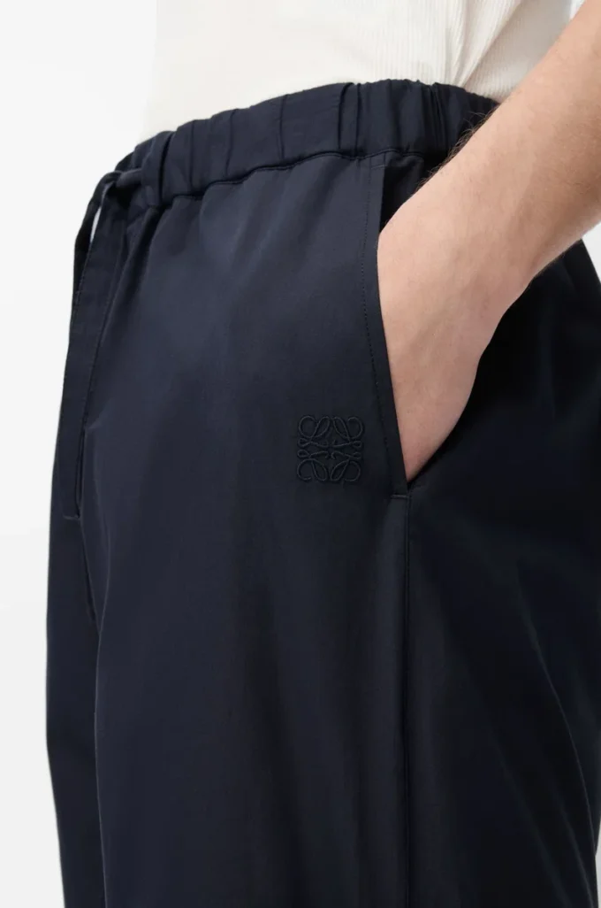 Shorts in cotton Dark Navy/Light Blue Shorts in cotton Dark Navy/Light Blue