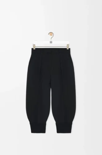 Shorts in stretch viscose blend Black