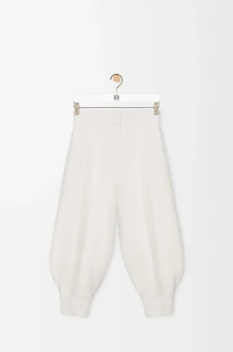 Shorts in stretch viscose blend White