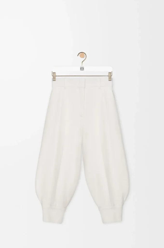 Shorts in stretch viscose blend White Shorts in stretch viscose blend White
