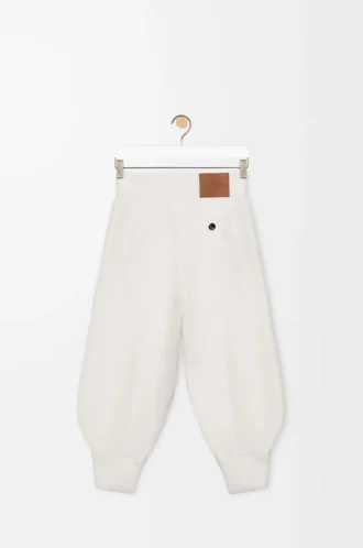 Shorts in stretch viscose blend White