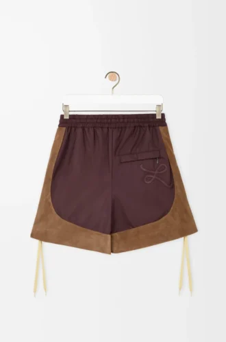 Shorts in technical fabric Brown