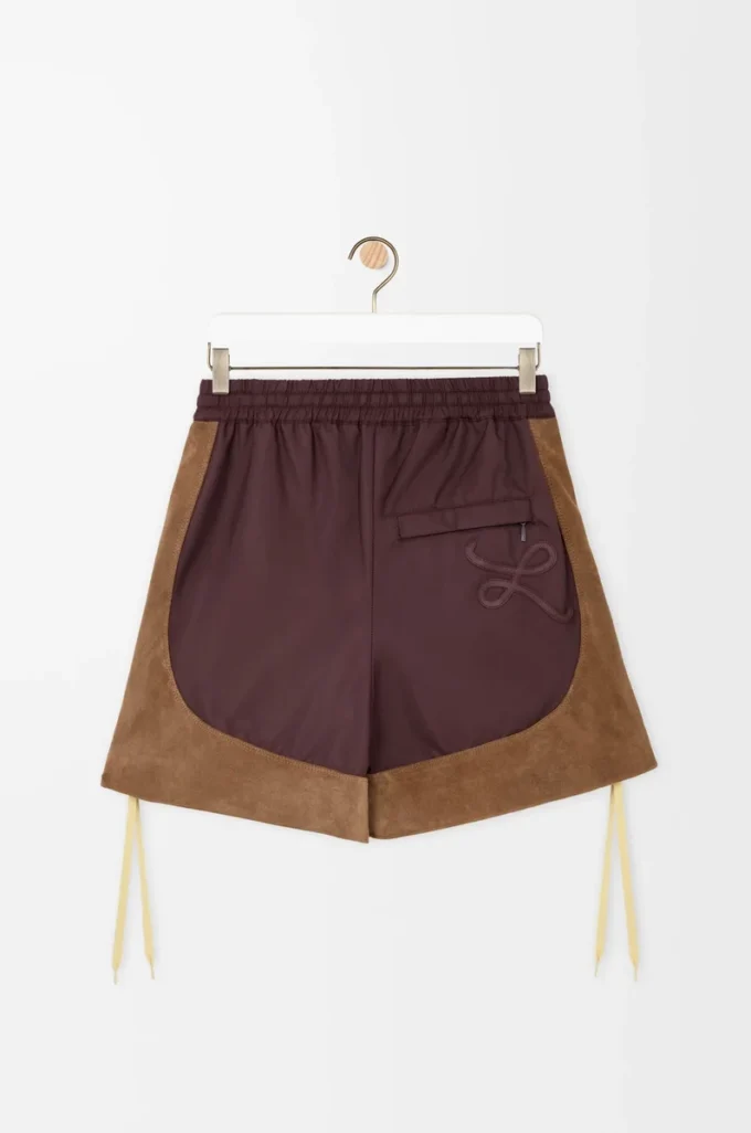 Shorts in technical fabric Brown Shorts in technical fabric Brown
