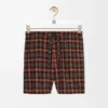 Shorts in wool blend Orange/Black