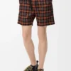 Shorts in wool blend Orange/Black