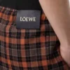 Shorts in wool blend Orange/Black