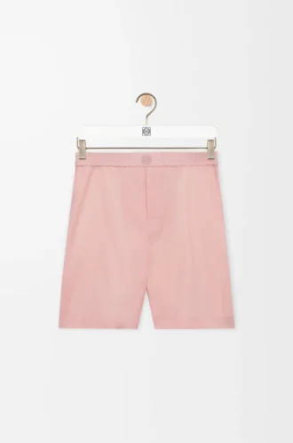 Shorts in wool Coral