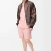 Shorts in wool Coral