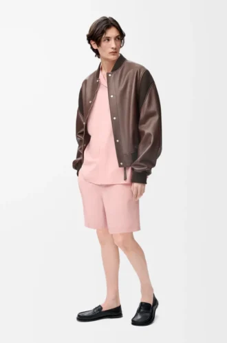 Shorts in wool Coral