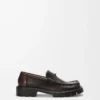 Sierra loafer in brushed-off calfskin Dark Brown Sierra loafer in brushed-off calfskin Dark Brown