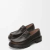 Sierra loafer in brushed-off calfskin Dark Brown Sierra loafer in brushed-off calfskin Dark Brown
