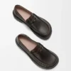 Sierra loafer in brushed-off calfskin Dark Brown Sierra loafer in brushed-off calfskin Dark Brown