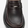 Sierra loafer in brushed-off calfskin Dark Brown Sierra loafer in brushed-off calfskin Dark Brown