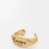 Signet cuff in sterling silver Gold Signet cuff in sterling silver Gold