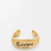 Signet cuff in sterling silver Gold Signet cuff in sterling silver Gold