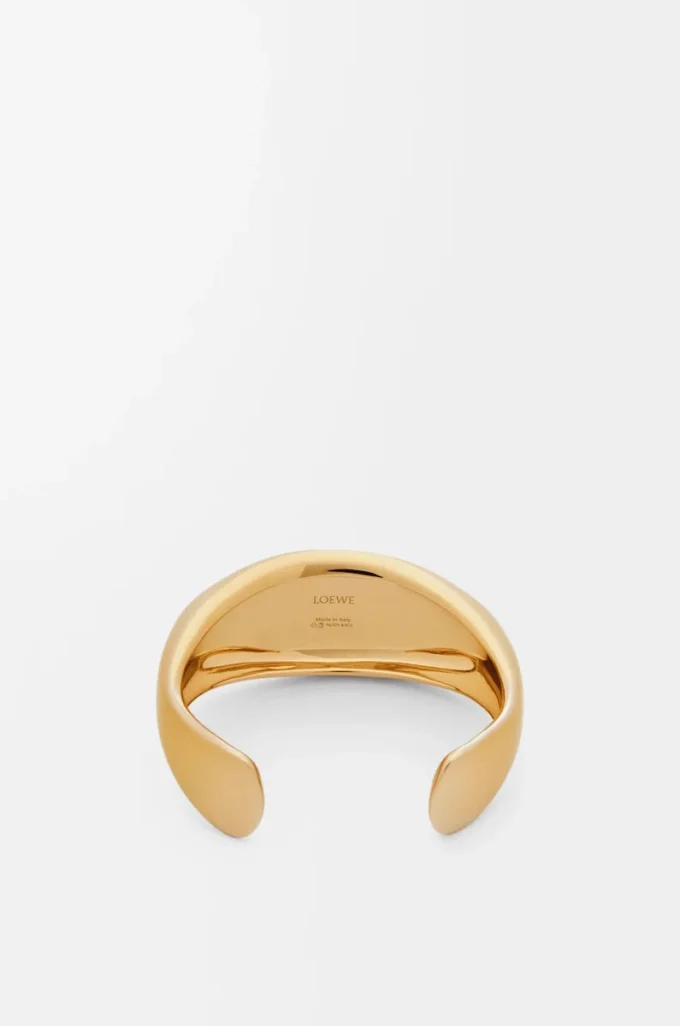 Signet cuff in sterling silver Gold Signet cuff in sterling silver Gold