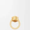Single Anagram ring in sterling silver Gold