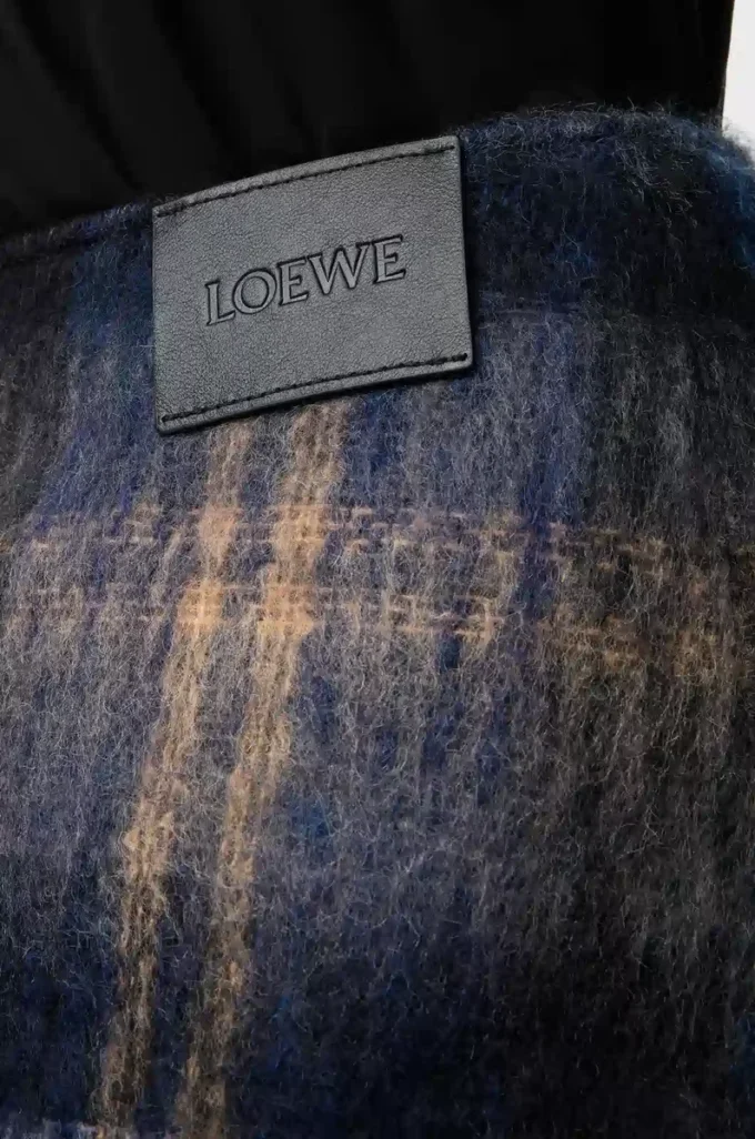 Skirt in mohair and wool blend Blue/Multicolor Skirt in mohair and wool blend Blue/Multicolor