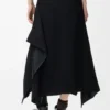 Skirt in stretch viscose Black Skirt in stretch viscose Black