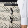 Skirt in wool blend jacquard Black/White Skirt in wool blend jacquard Black/White