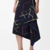 Skirt in wool Dark Navy Blue Skirt in wool Dark Navy Blue