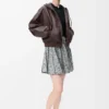 Skirt in wool White/Black Skirt in wool White/Black