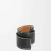 Slap bracelet in calfskin Black Slap bracelet in calfskin Black