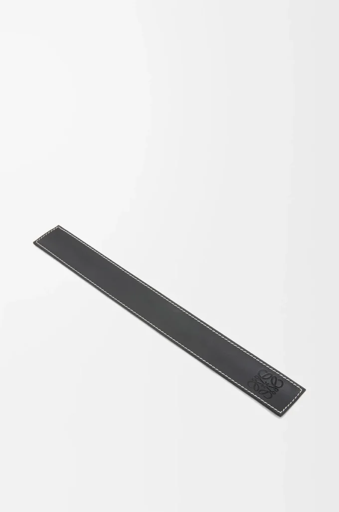 Slap bracelet in calfskin Black Slap bracelet in calfskin Black