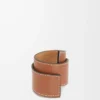 Slap bracelet in calfskin Tan Slap bracelet in calfskin Tan