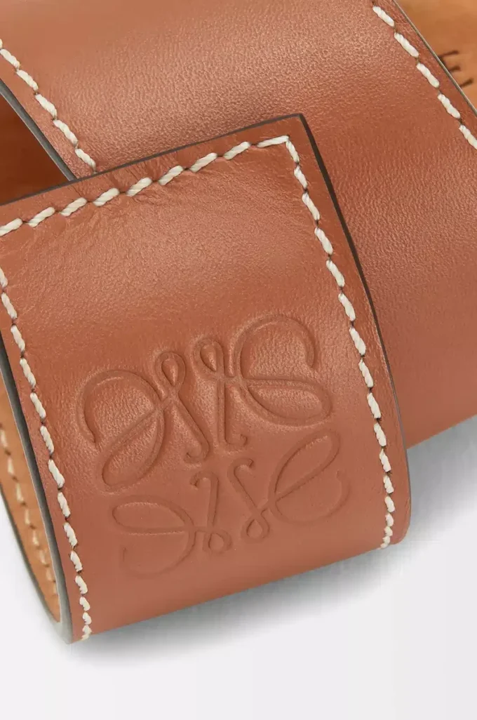 Slap bracelet in calfskin Tan Slap bracelet in calfskin Tan