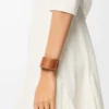 Slap bracelet in calfskin Tan Slap bracelet in calfskin Tan