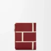 Slim compact wallet in classic calfskin Burnt Red Slim compact wallet in classic calfskin Burnt Red