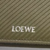 Slim compact walllet in textured classic calfskin Dark Khaki Slim compact walllet in textured classic calfskin Dark Khaki