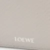 Slim compact walllet in textured classic calfskin Shell Grey Slim compact walllet in textured classic calfskin Shell Grey
