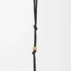 Small Anagram strap in calfskin Black Tonal/Gold Small Anagram strap in calfskin Black Tonal/Gold