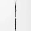 Small Anagram strap in calfskin Black Tonal/Palladium Small Anagram strap in calfskin Black Tonal/Palladium
