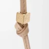 Small Anagram strap in calfskin Sand Tonal/Gold Small Anagram strap in calfskin Sand Tonal/Gold