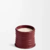 Small Beetroot candle Magenta