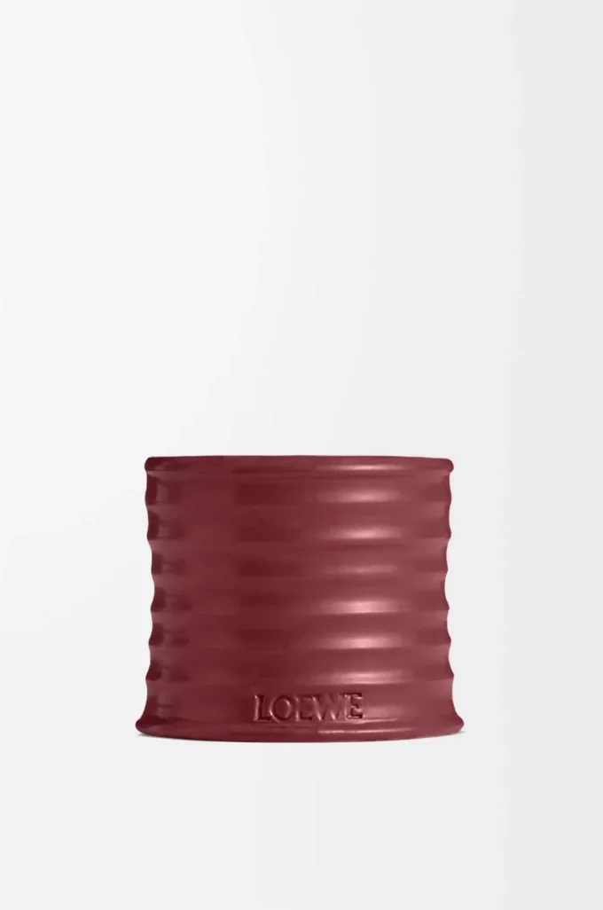 Small Beetroot candle Magenta