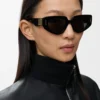 Small Butterfly Screen sunglasses Black Small Butterfly Screen sunglasses Black