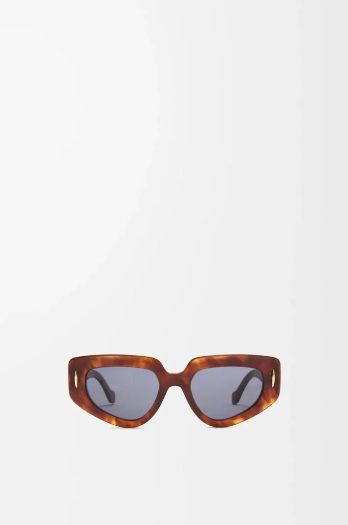 Small Butterfly Screen sunglasses Flamed Havana Small Butterfly Screen sunglasses Flamed Havana