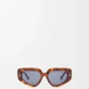 Small Butterfly Screen sunglasses Flamed Havana Small Butterfly Screen sunglasses Flamed Havana