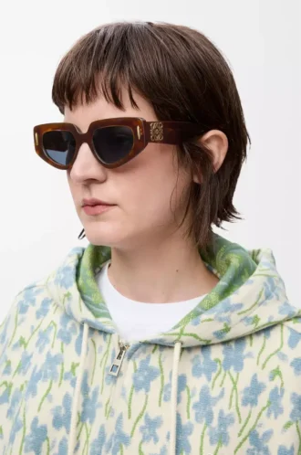 Small Butterfly Screen sunglasses Flamed Havana