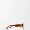Small Butterfly Screen sunglasses Flamed Havana Small Butterfly Screen sunglasses Flamed Havana